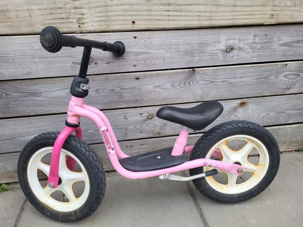 Roze Puky loopfiets voor kinderen, Ophalen, Gebruikt, 16 tot 20 inch, Puky