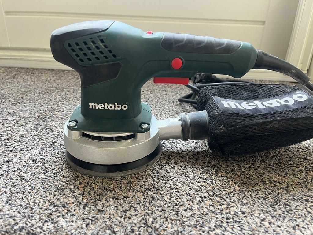 Metabo exenter schuurmachine SXE 3125, Doe-het-zelf en Verbouw, Gereedschap | Schuurmachines, Ophalen, Zo goed als nieuw, Minder dan 600 watt