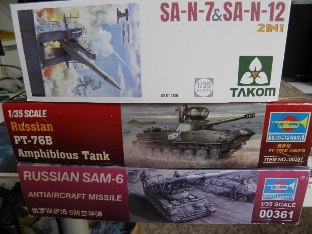 3 Russische modellen 1/35, Overige merken, 1:32 tot 1:50, Overige typen, Nieuw