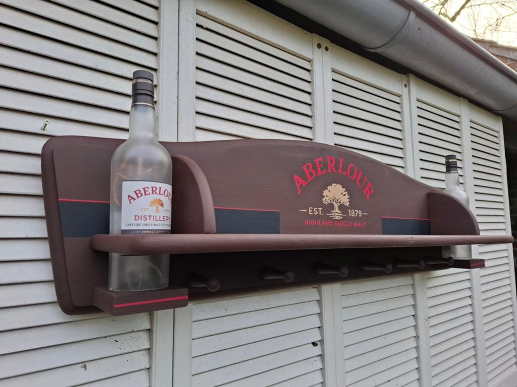 Whisky wand kapstok aberlour, Ophalen of Verzenden