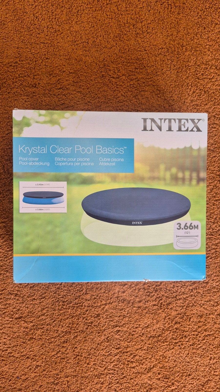 Intex afdekzeil, Tuin en Terras, Ophalen of Verzenden, Nieuw, Afdekzeil