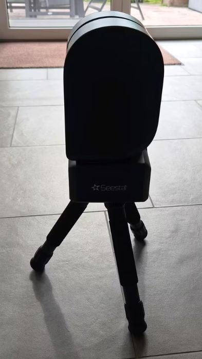 ZWO Seestar S50, Ophalen of Verzenden, Zo goed als nieuw, Minder dan 80 mm, Spiegeltelescoop (reflector)