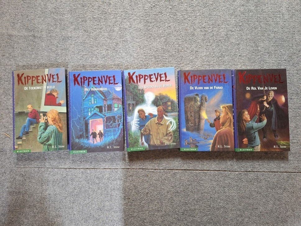 Kippenvel boeken - 5-delige set van R.L. Stine, Boeken, Ophalen of Verzenden, Gelezen, R.L. Stine