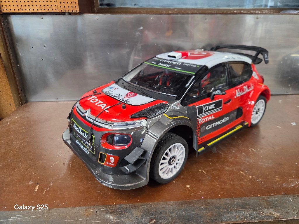 MJX Hyper GO 7304 1/7 Volkswagen Polo R WRC 4WD Rally/Drift, Elektro, Auto offroad, Ophalen of Verzenden, Zo goed als nieuw