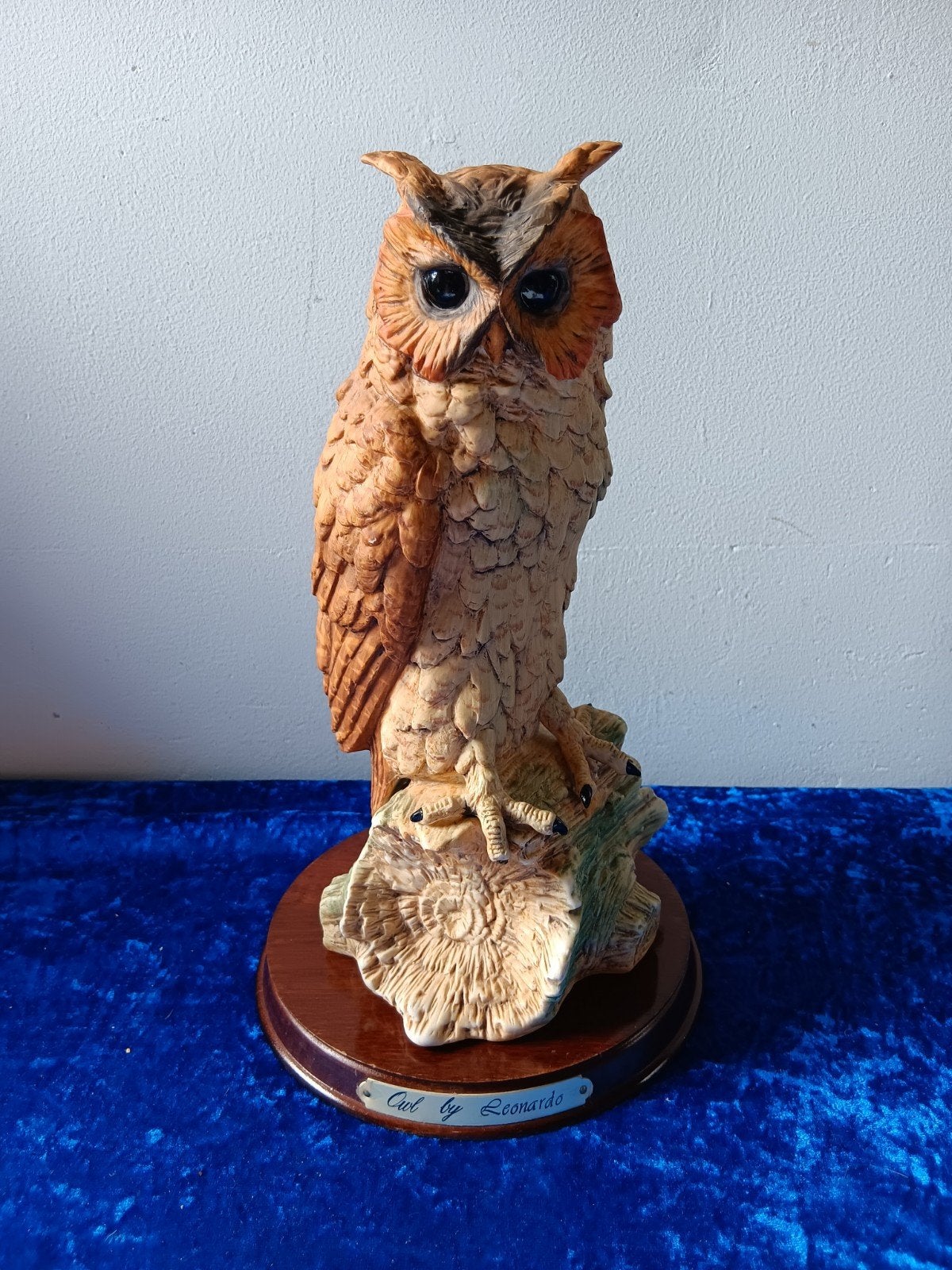 Leonardo Collection Uil Beeld - 30 cm hoog, Antiek en Kunst, Ophalen of Verzenden, 20 - 50 cm, Op sokkel, Beeld