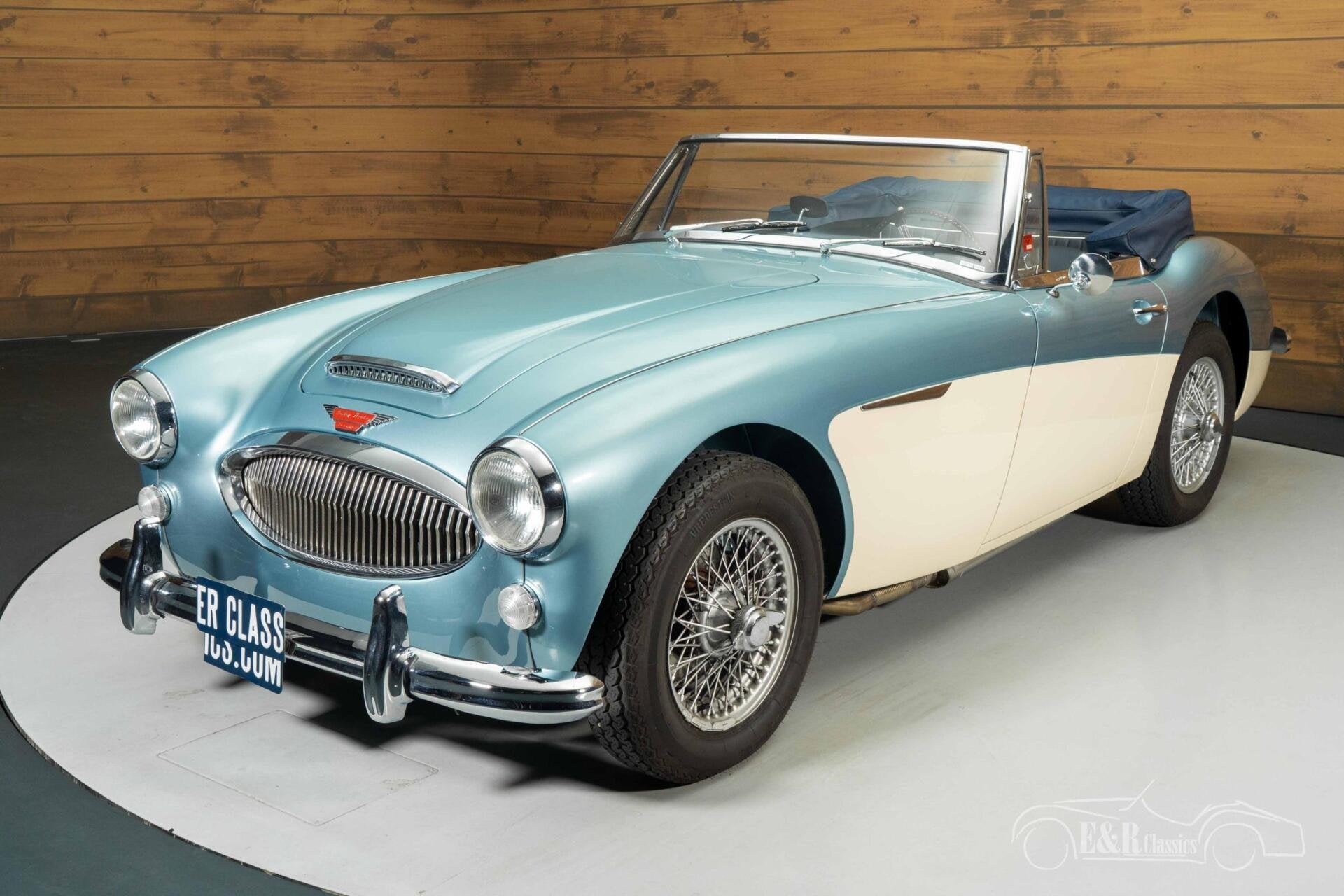Austin-healey 3000 MK III Cabriolet | 1965, Blauw, Leder, Bedrijf, Handgeschakeld