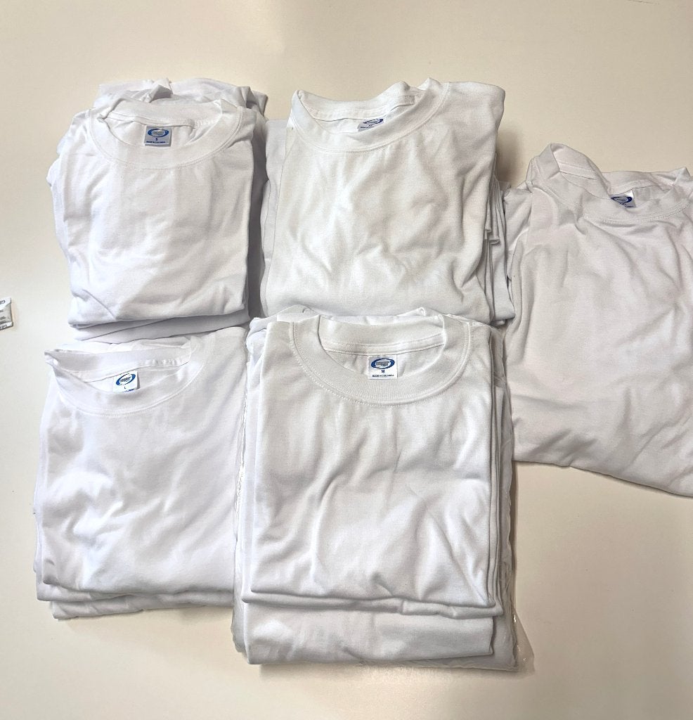 sublimatie witte T-shirts volwassen pakket, Overige thema's, Textiel, Nieuw, Ophalen of Verzenden