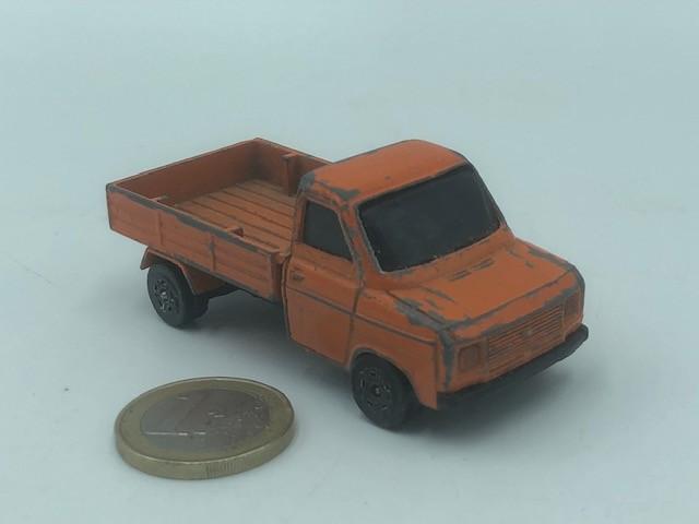 Ford Transit Oranje met Open Laadbak, Corgi, Ophalen of Verzenden, Gebruikt, Auto