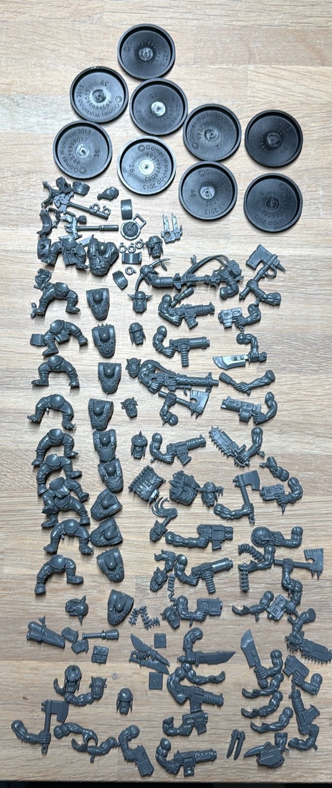 Warhammer 40k 11x Ork Boyz #5, Ophalen of Verzenden, Zo goed als nieuw, Warhammer