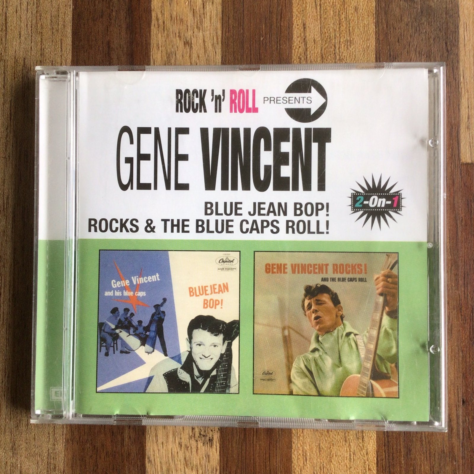 Gene Vincent - blue jean bop! / rocks & the blue caps roll!, Ophalen of Verzenden, Zo goed als nieuw