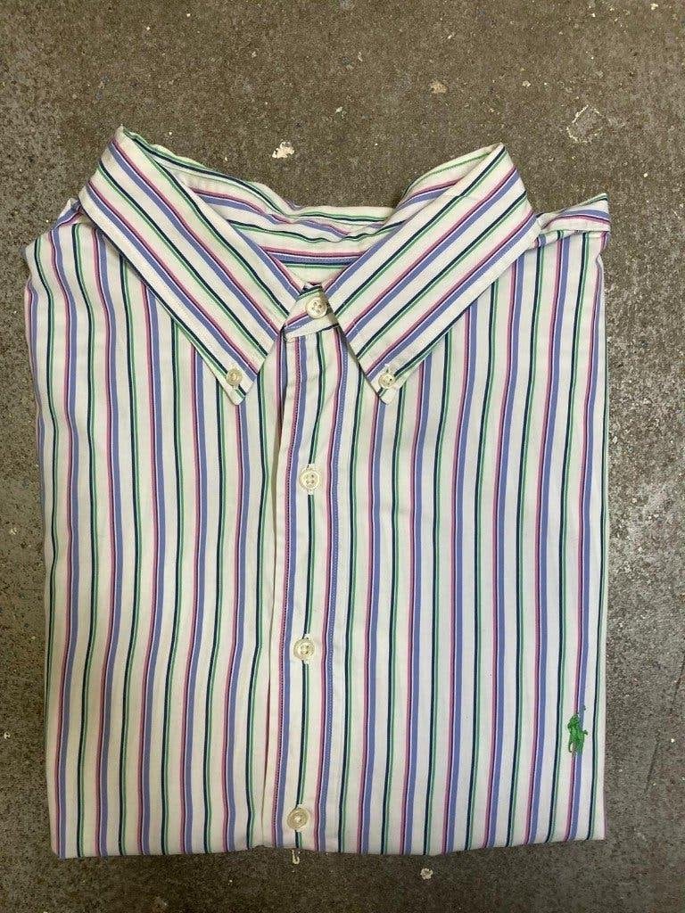 Ralph Lauren Fun Overhemd  XXXL -Classic Fit - Multicolored, Wit, Ralph Lauren, Ophalen of Verzenden, Zo goed als nieuw