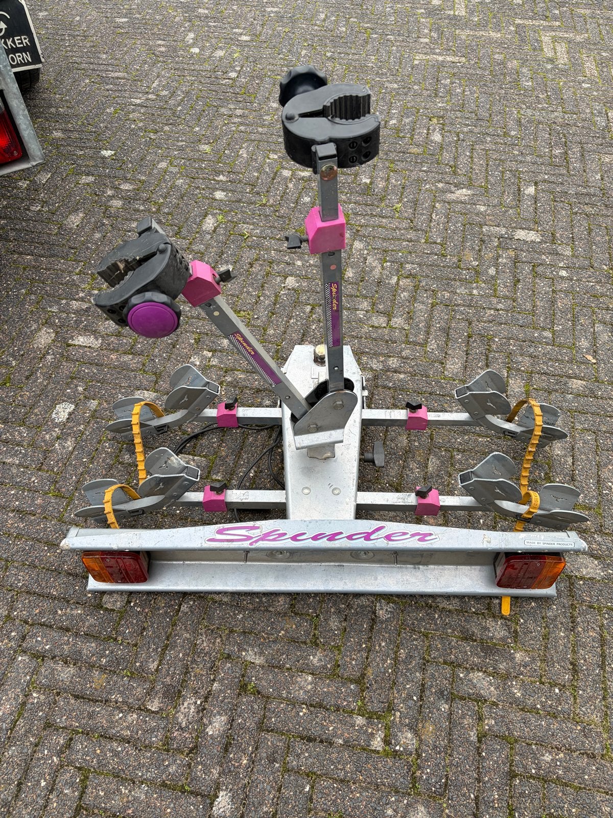 Spinder Trekhaakdrager voor 2 fietsen, Ophalen of Verzenden, 2 fietsen, Gebruikt, Trekhaakdrager