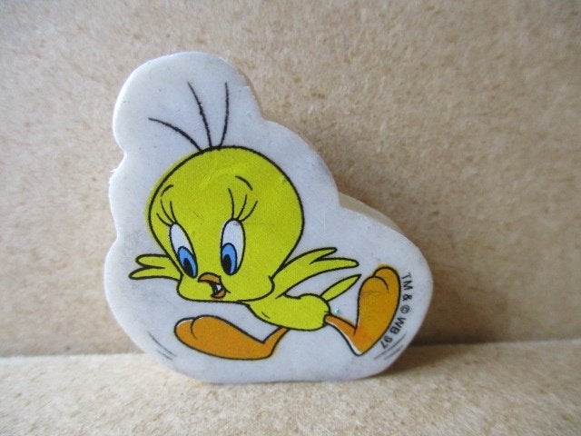 adv10531 tweety gum 3, Verzamelen, Stripfiguren, Ophalen, Looney Tunes, Gebruikt, Overige typen