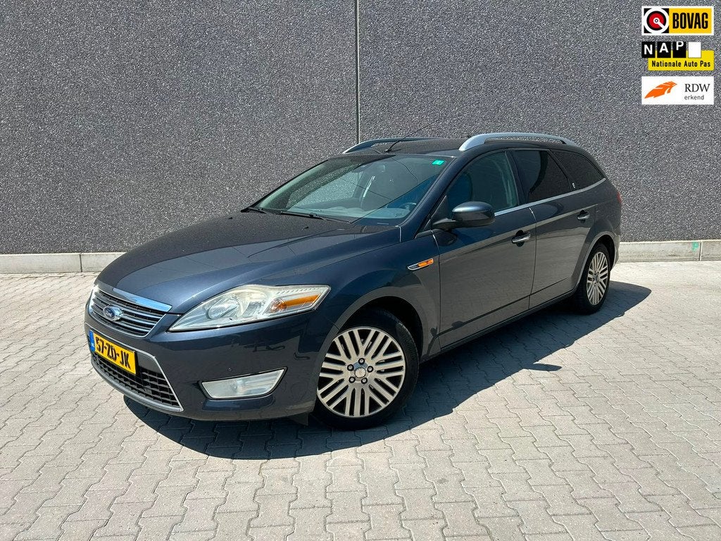 Ford Mondeo Wagon 2.0-16V Ghia | TREKHAAK | NAVI | AUX | BLU, Auto's, Ford, Gebruikt, Zwart, Mondeo, Handgeschakeld