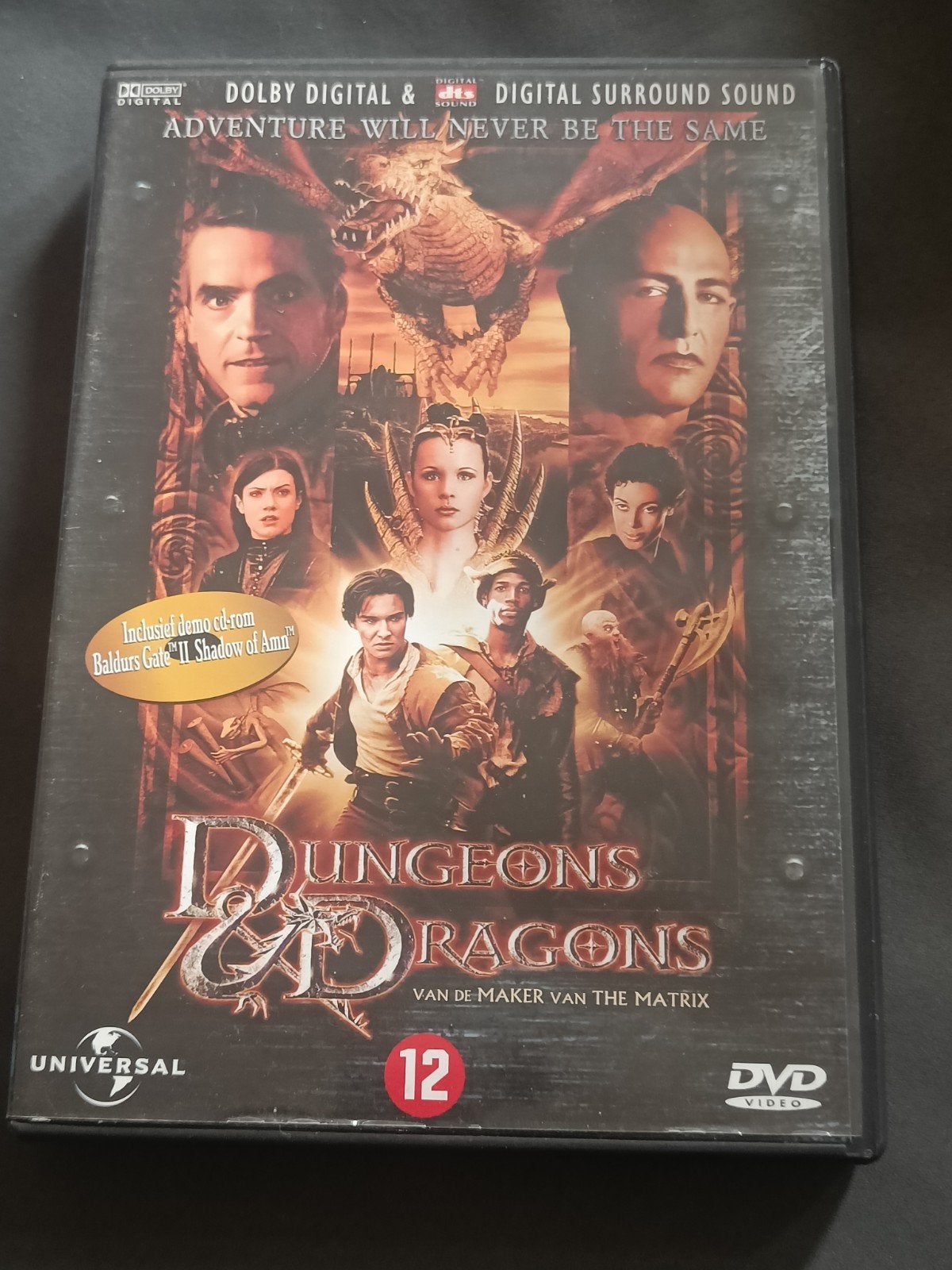 Dungeons & Dragons DVD met Baldur's Gate II demo, Cd's en Dvd's, Nederlands, Fantasy, Ophalen of Verzenden, Inclusief DVD