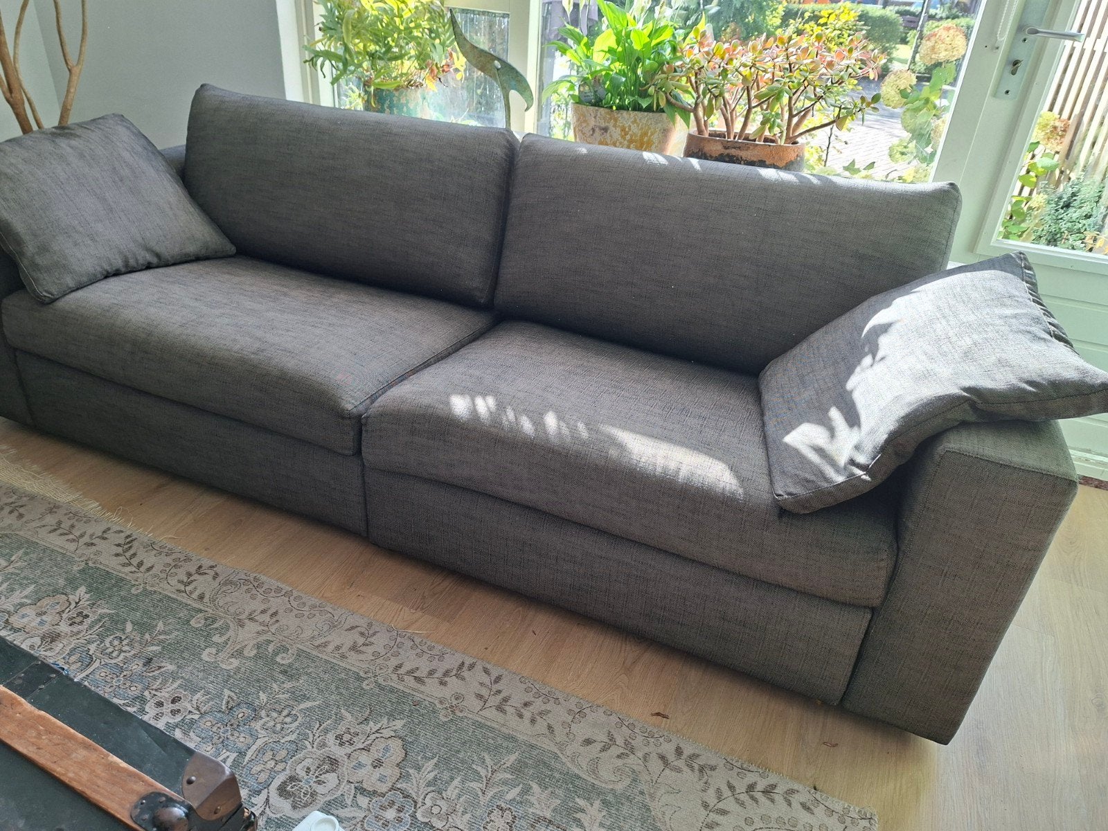 Linteloo Dutch Design bank - Grijs, Ophalen, Gebruikt, Driepersoons, 75 tot 100 cm