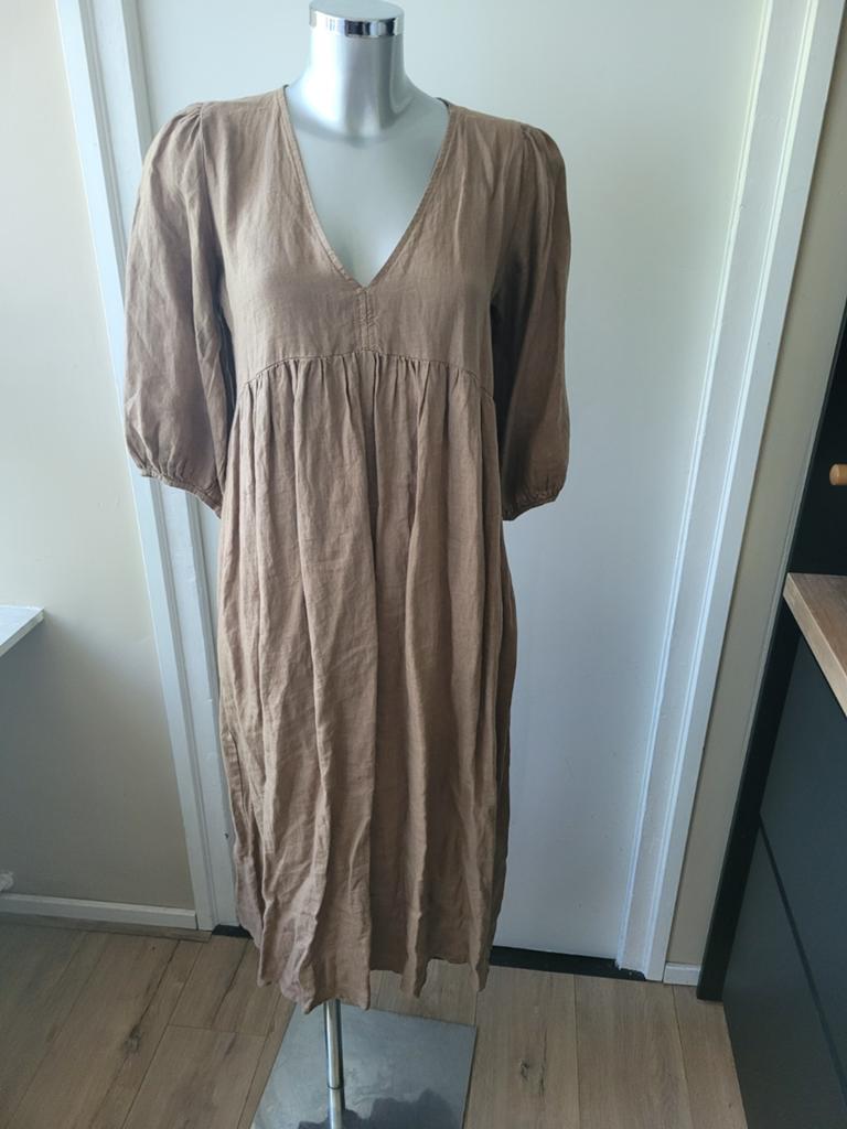 Super leuke bruine linnen By Bar jurk maat S, Kleding | Dames, Jurken, By bar, Bruin, Ophalen of Verzenden, Zo goed als nieuw