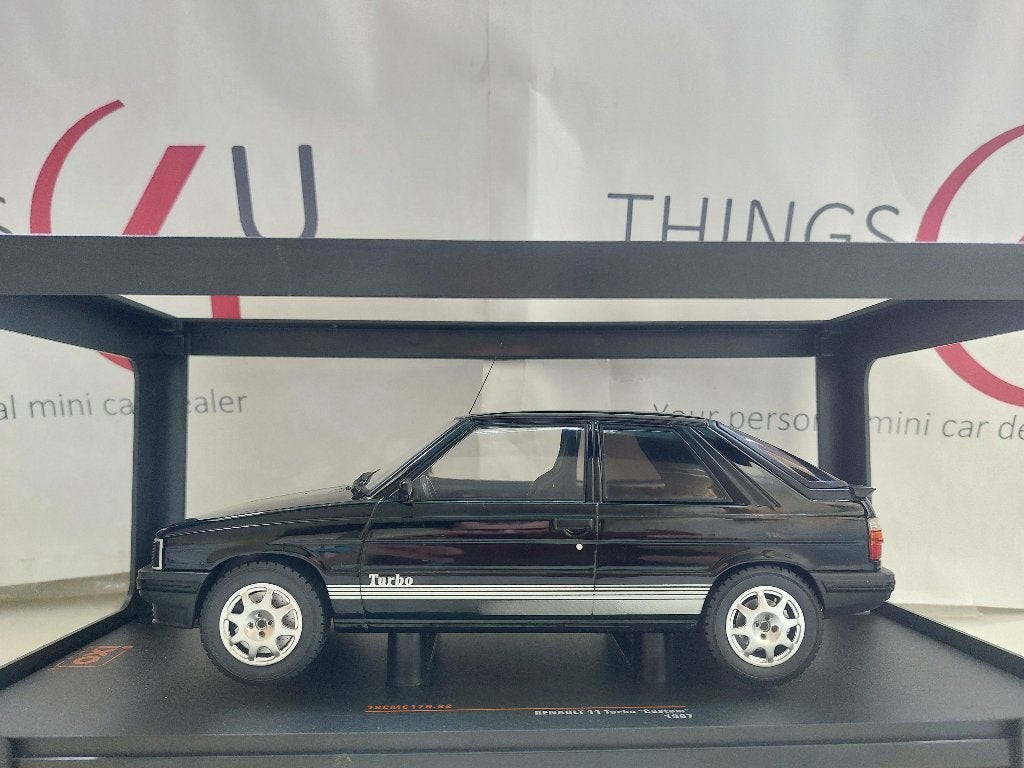 Ixo 1:18 Renault 11 Turbo Custom 1987 zwart nieuw in doos, Hobby en Vrije tijd, Modelauto's | 1:18, Ophalen of Verzenden, Nieuw