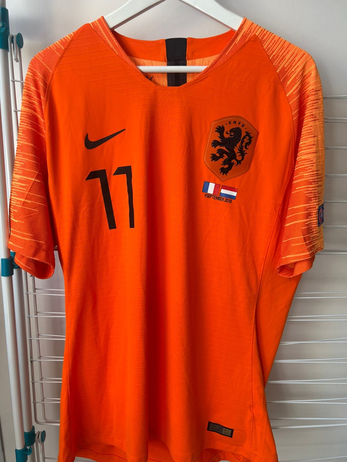 Matchworn/ match issued nederlands elftal, Maat XL, Ophalen of Verzenden, Zo goed als nieuw, Shirt