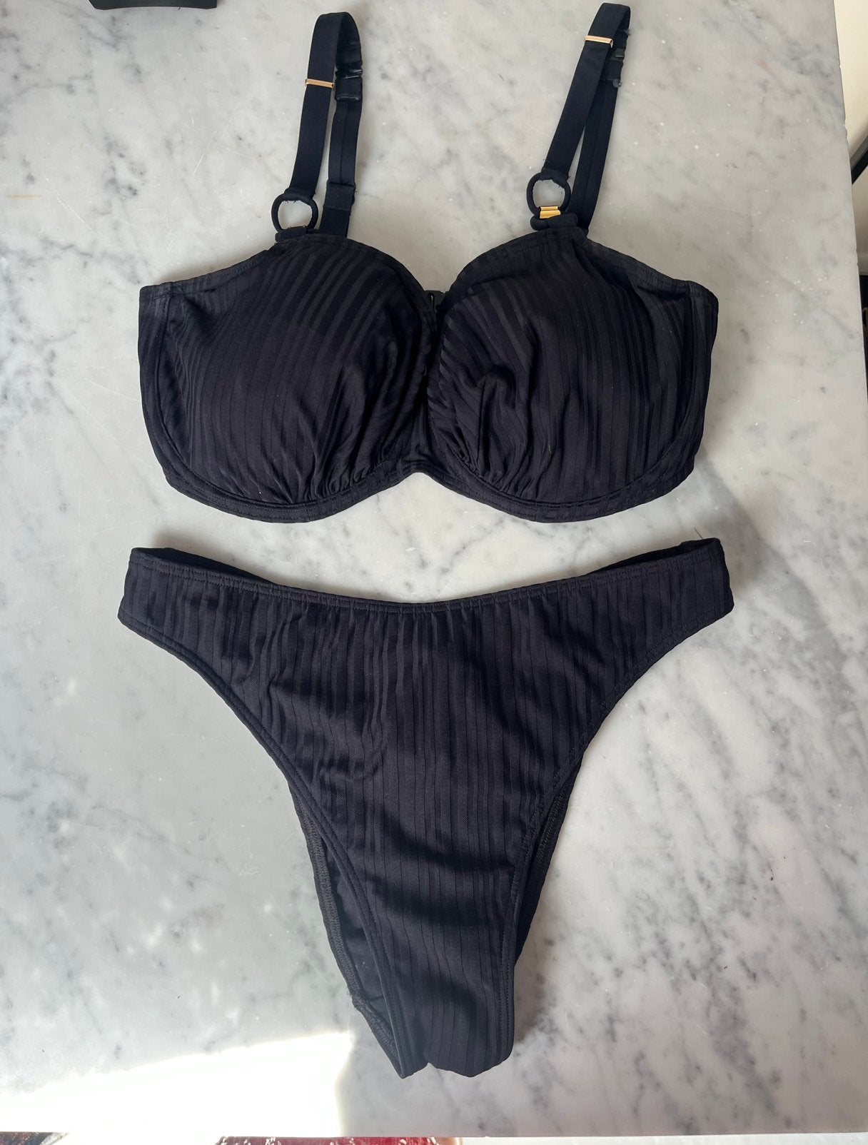 Prima Donna Swim zgan  ‘ Kiruna’ bikini 80E slip mt 38 zwart, Verzenden, Zo goed als nieuw, Zwart, Bikini