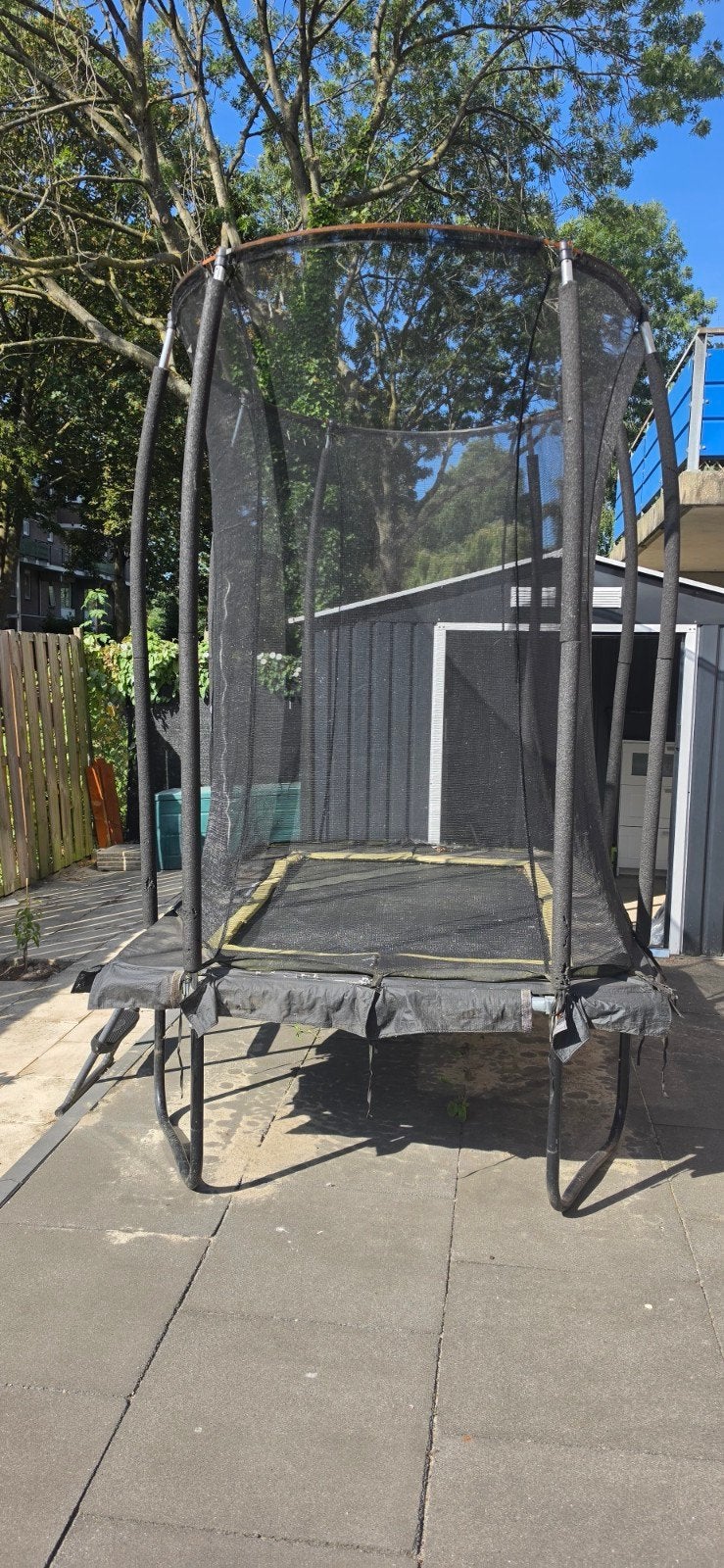 Trampoline met veiligheidsnet - Gebruikt salta, Ophalen of Verzenden, Gebruikt