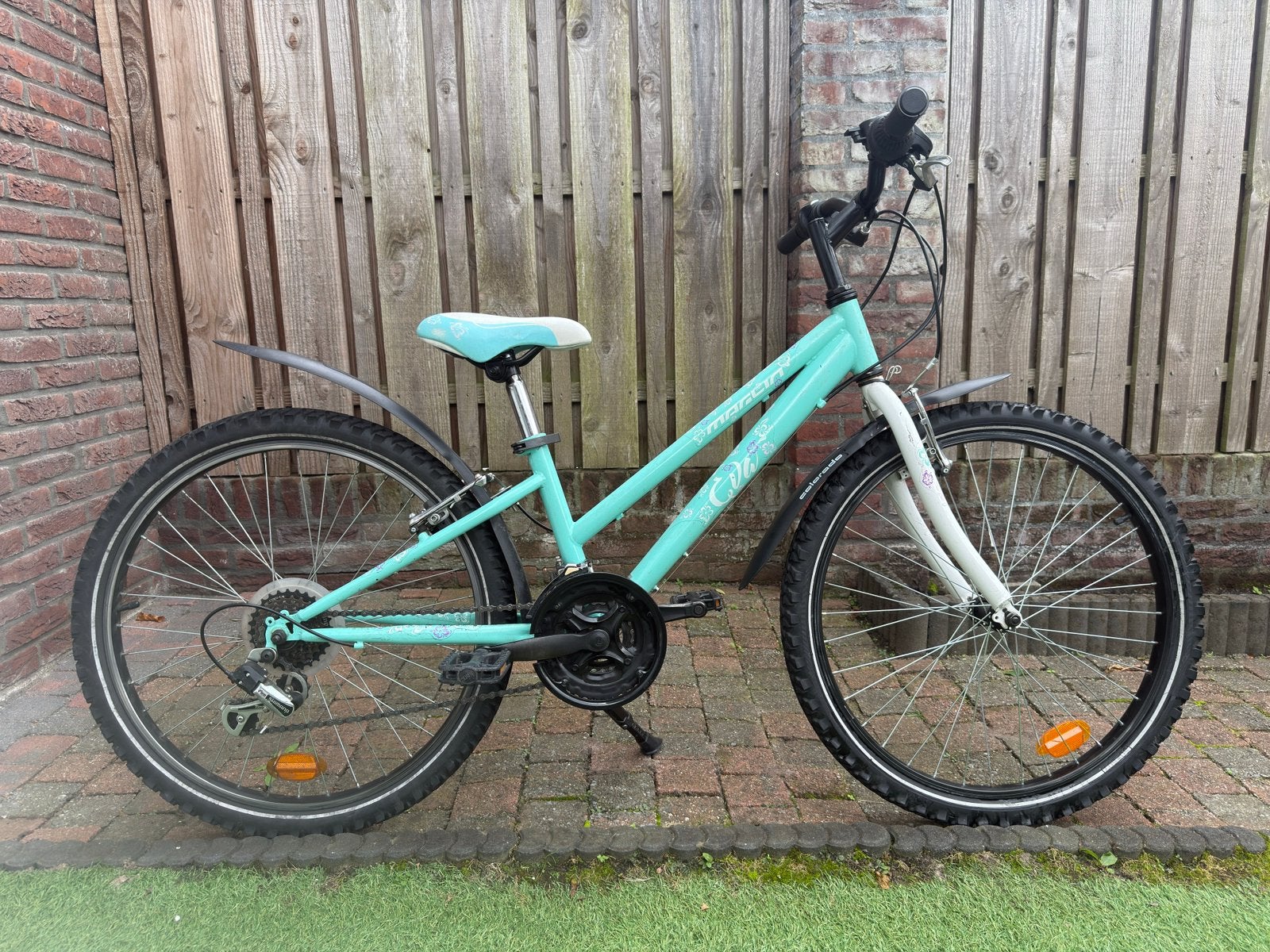 Mooie meisjesfiets 24 inch - Mercurius Eva - 6 versnellingen, Fietsen en Brommers, Ophalen, Zo goed als nieuw, 24 inch, Handrem