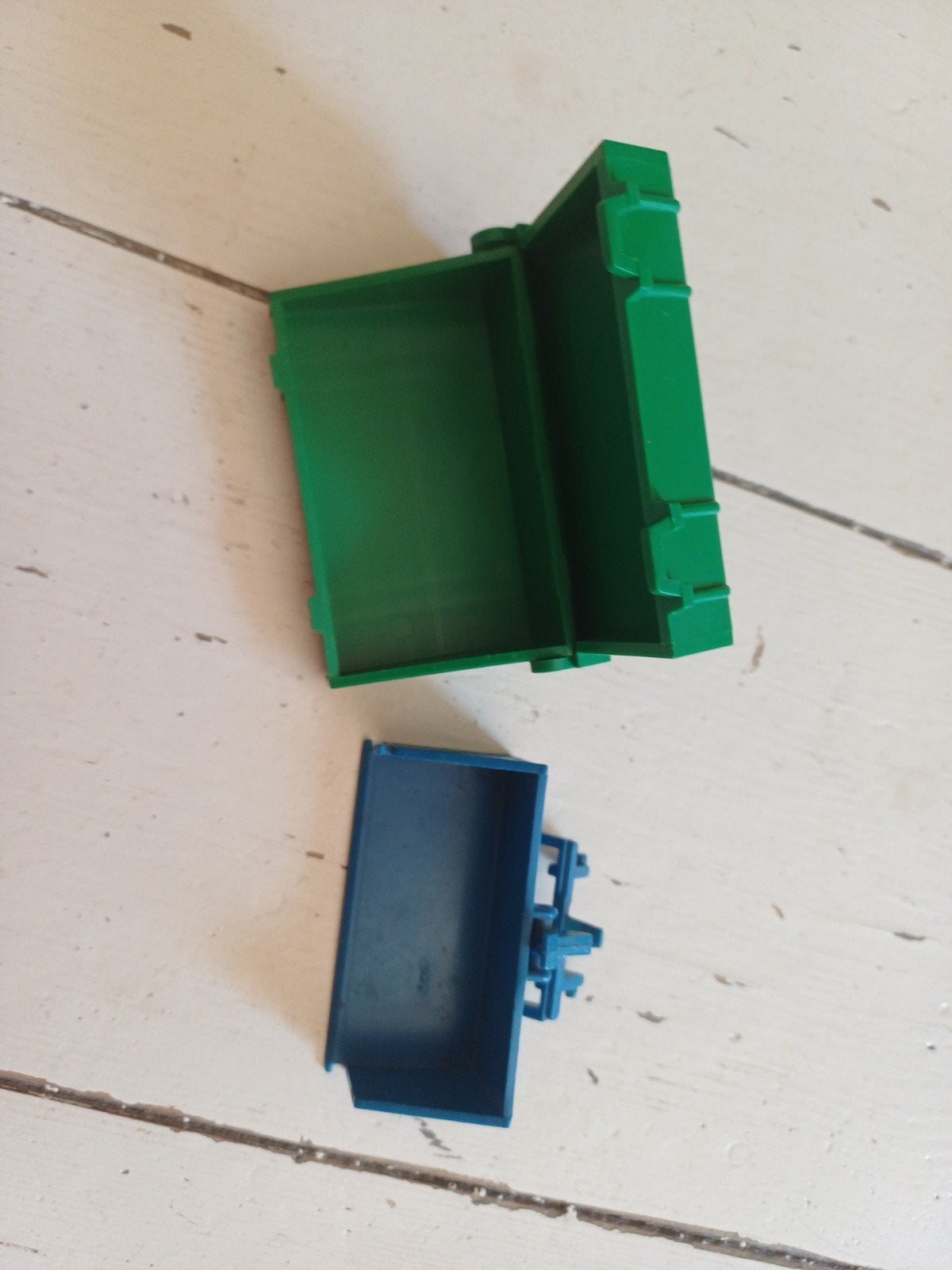 2 stuks miniatuur werktuig tractor, Ophalen of Verzenden, Gebruikt