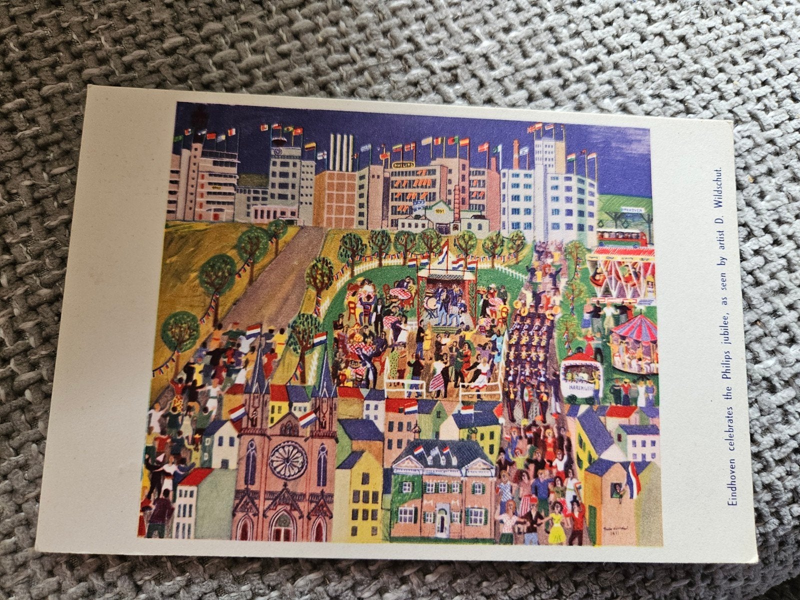 Philips Gloeilampenfabrieken Postkaart 1951, Ophalen of Verzenden