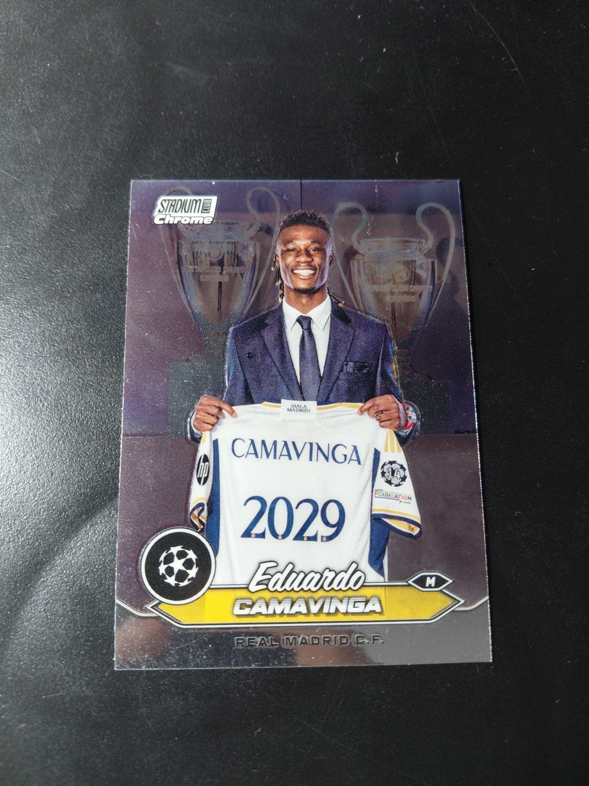 Eduardo camavinga (real madrid) topps stadium chrome, Verzamelen, Sportartikelen en Voetbal, Ophalen of Verzenden, Nieuw, Buitenlandse clubs