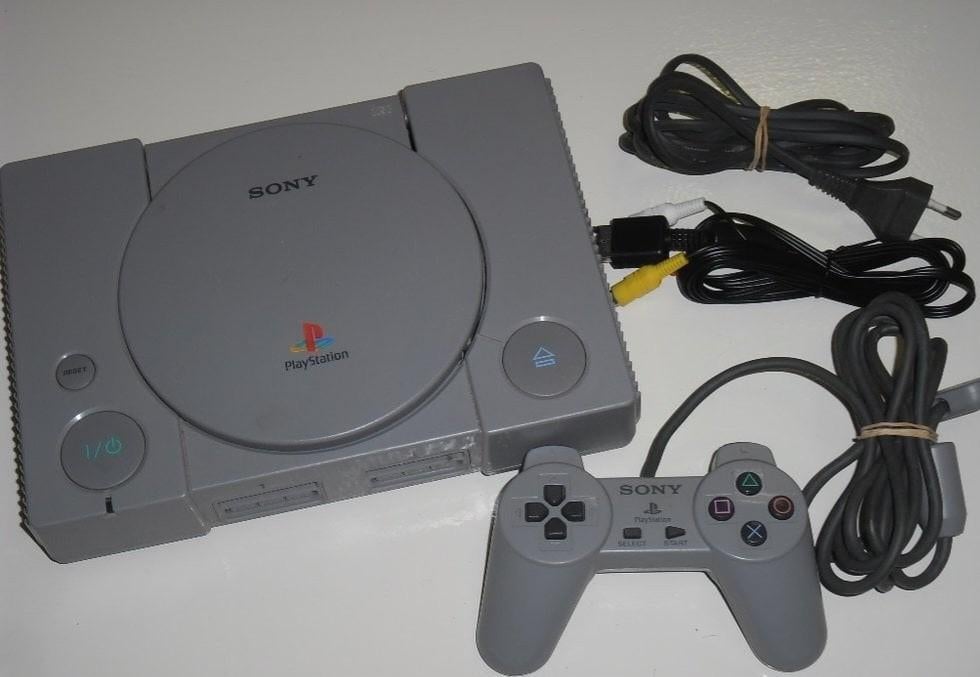 Sony PlayStation 1 (PS1) Classic Console met Controller, Ophalen, Gebruikt, Met 2 controllers, Met geheugenkaart