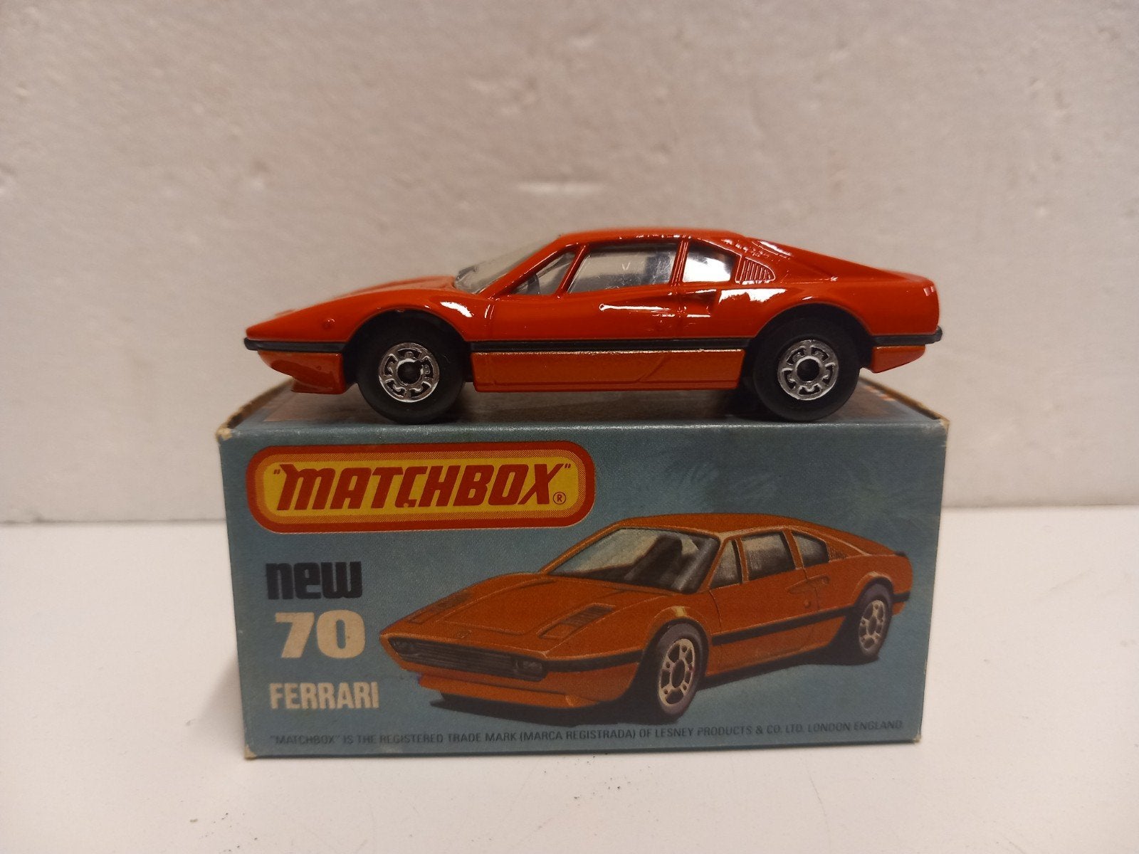 Matchbox #70 Ferrari 308 GTB rood 3INCH, Ophalen of Verzenden, Zo goed als nieuw, Auto