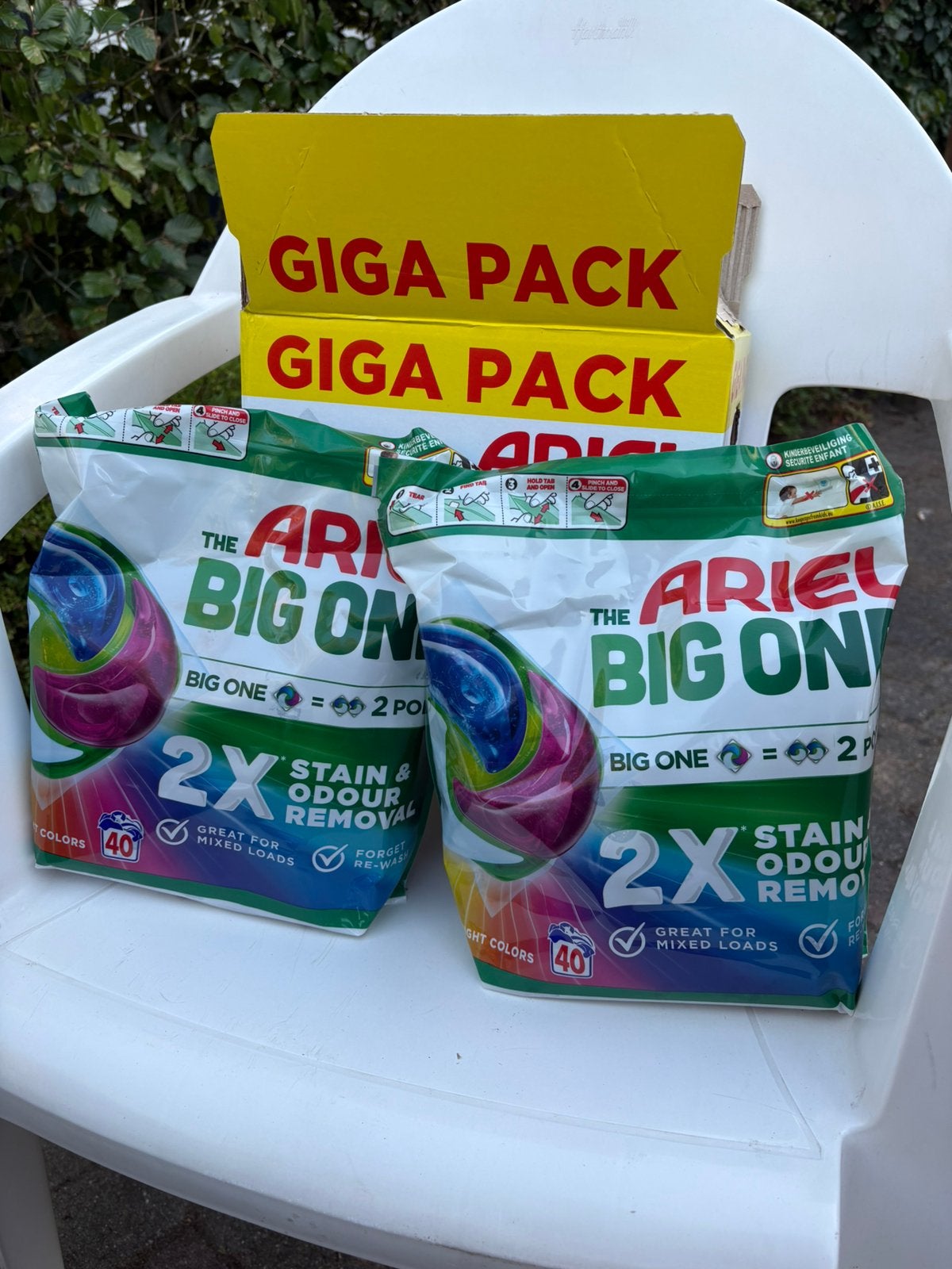 Ariel big one GIGA PACK 40 stuks kleur, Ophalen of Verzenden, Overige typen