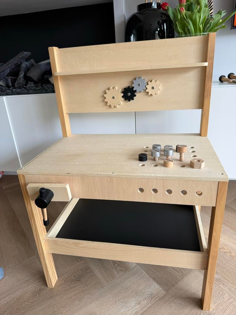 Houten werkbank Petit Amelie, Ophalen, Gebruikt, Jongen of Meisje