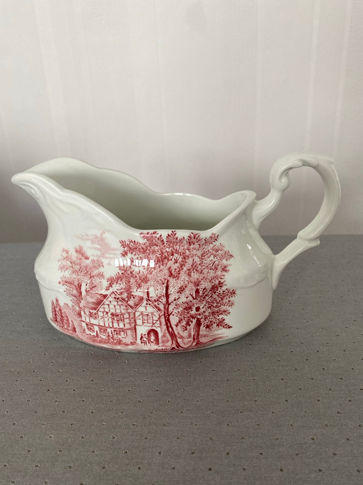Nieuwe sauskom - Staffordshire Romantic England, Overige merken, Overige typen, Ophalen of Verzenden, Zo goed als nieuw