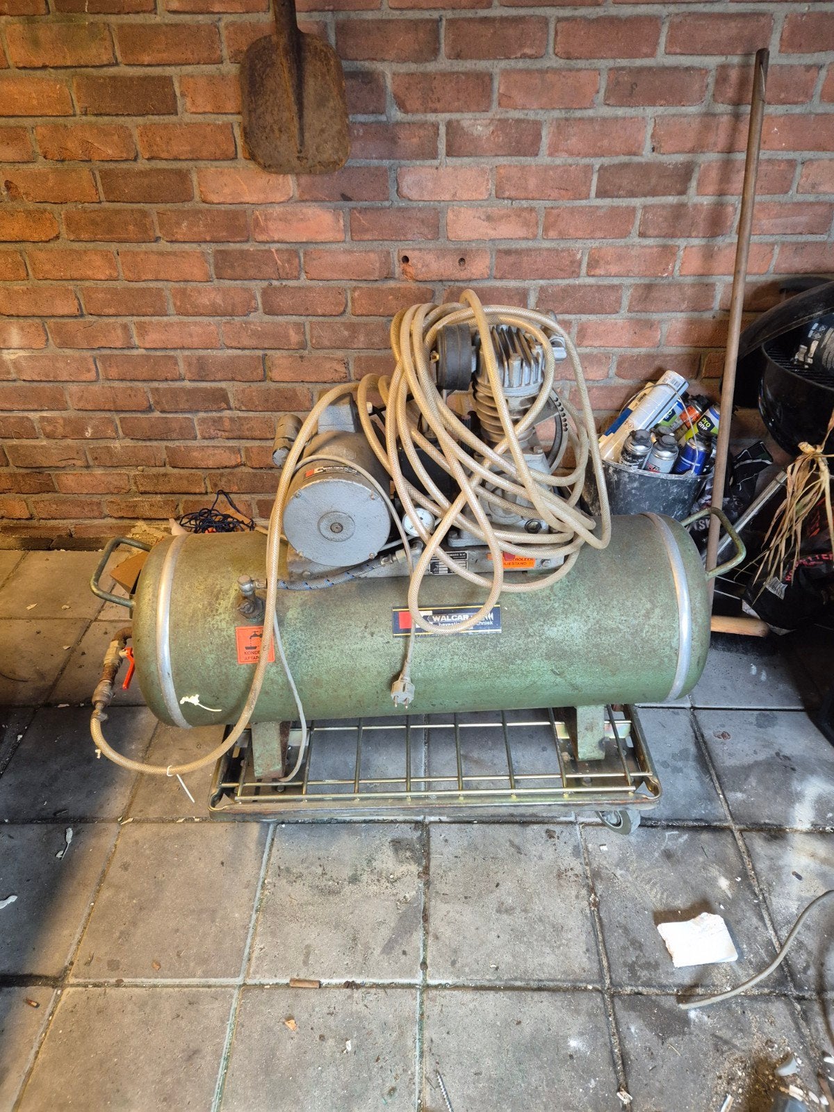 Gebruikte compressor,, 100 liter of meer, Ophalen of Verzenden, Gebruikt