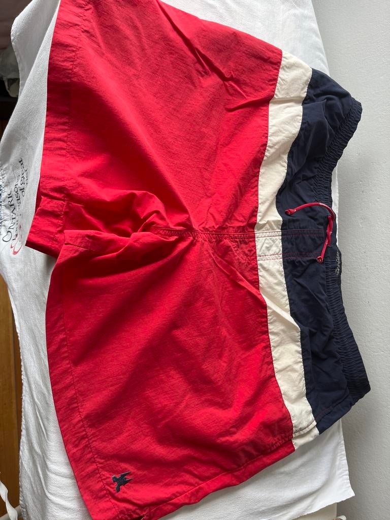 Heren zwemshort GAASTRA XL - Rood/beige/blauw, Ophalen of Verzenden, Maat 56/58 (XL), Rood, Zwemshort