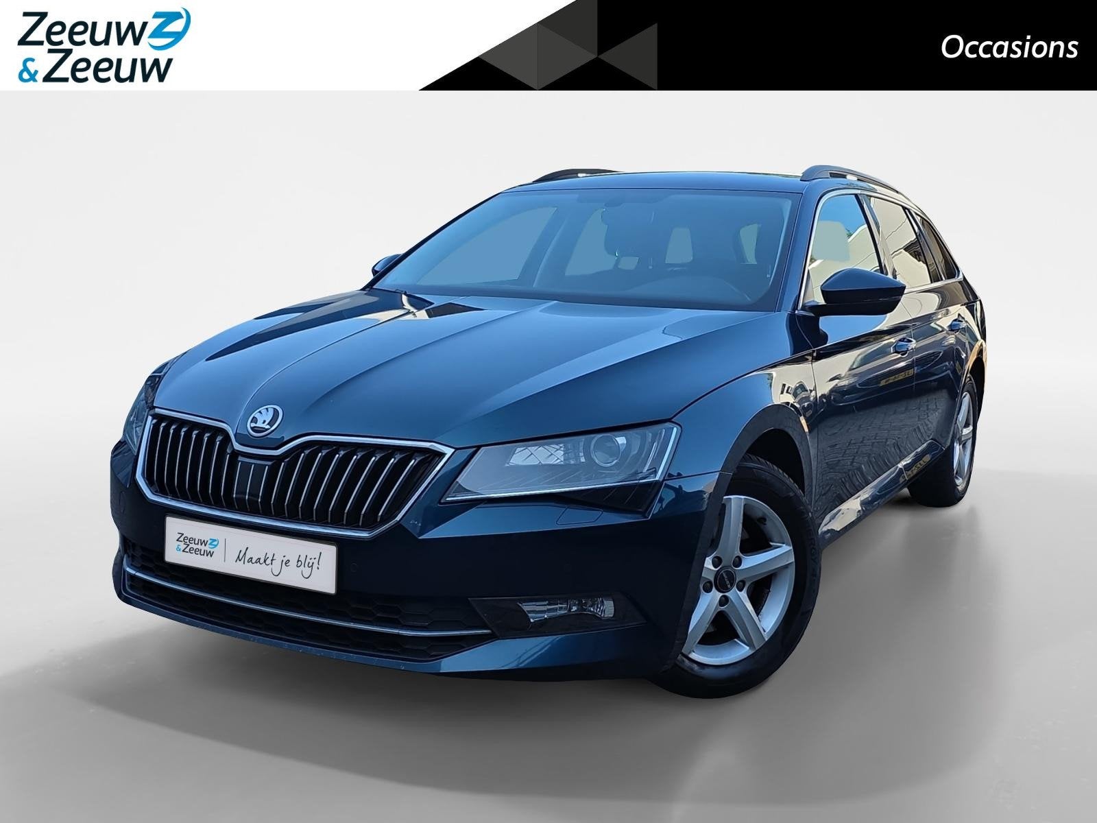 Skoda Superb Combi 1.4 TSI ACT Ambition Business | Trekhaak, Auto's, Voorwielaandrijving, 12 maanden, Stof, Gebruikt