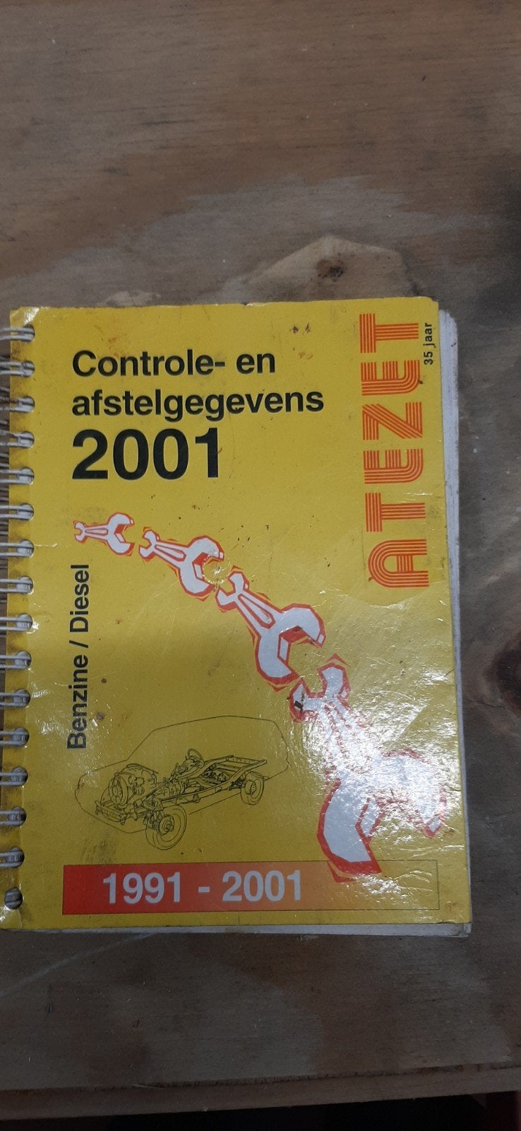 Atzezet Controle- en afstelgegevens 1991-2001 Benzine/Diesel, Auto diversen, Ophalen of Verzenden