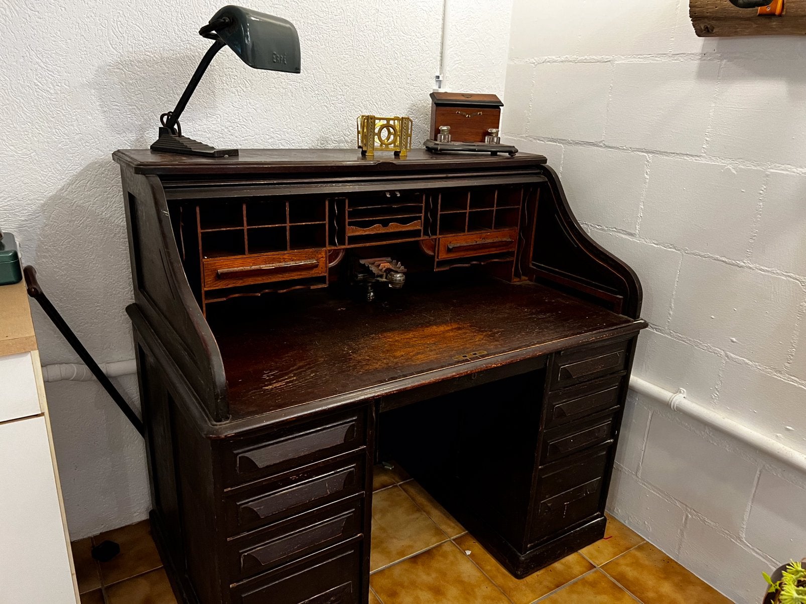Antiek engels bureau, Ophalen of Verzenden