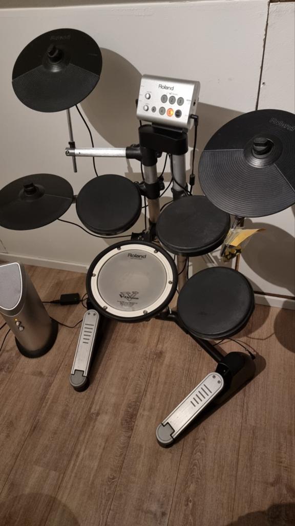 Roland HD-1 + PM01 drum monitor - Perfect voor Beginners, Ophalen, Gebruikt, Roland, Elektronisch