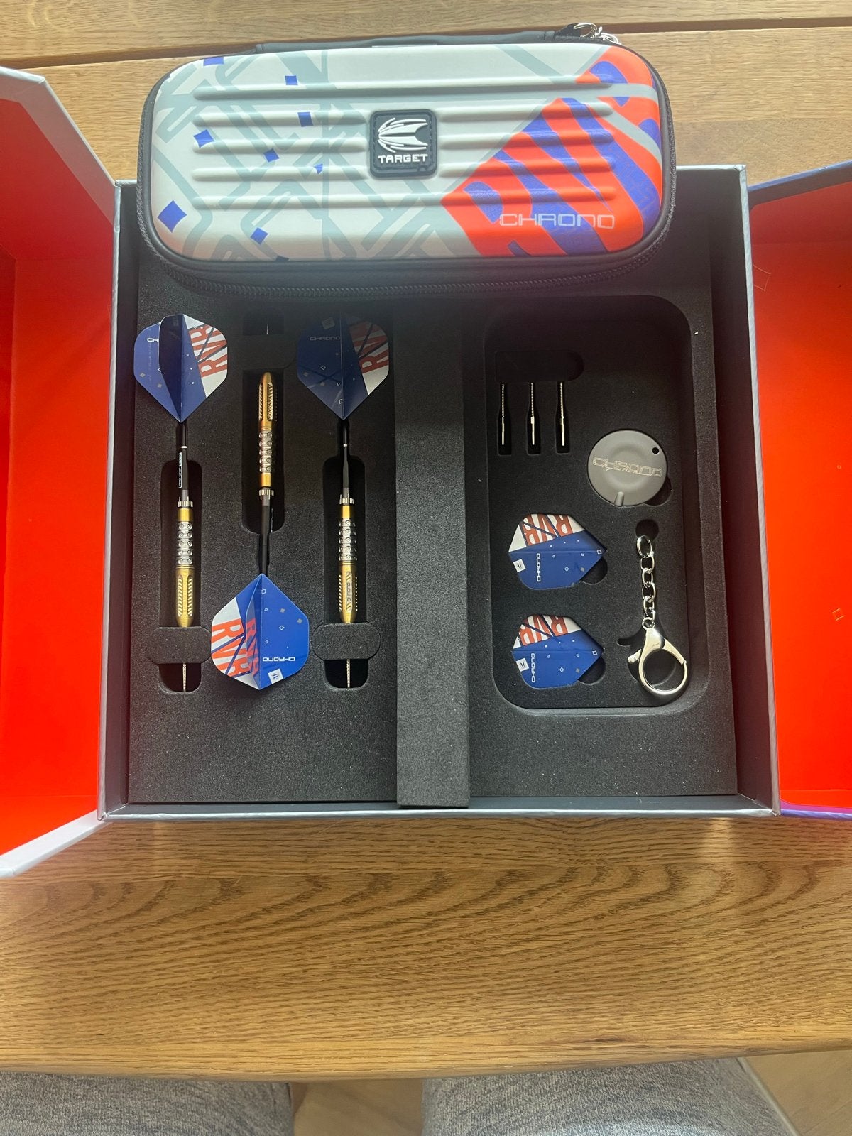 Raymond van Barneveld Chrono Darts 25g (95% Tungsten), Ophalen of Verzenden, Zo goed als nieuw, Pijlen
