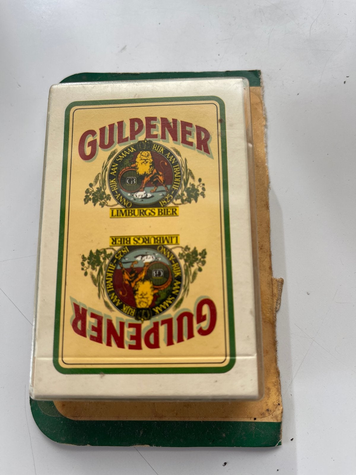 Gulpener Limburgs Bier Speelkaarten - Vintage, Verzamelen, Ophalen of Verzenden, Zo goed als nieuw, Overige typen, Gulpener