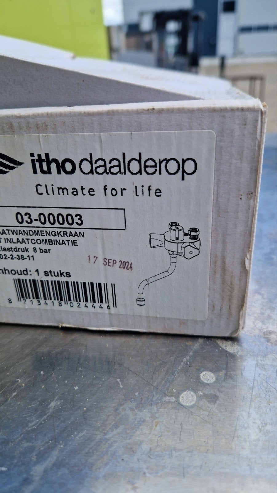 Itho Daalderop Inlaatcombinatie Mengkraan 03-00003, Ophalen of Verzenden, Nieuw, Kraan