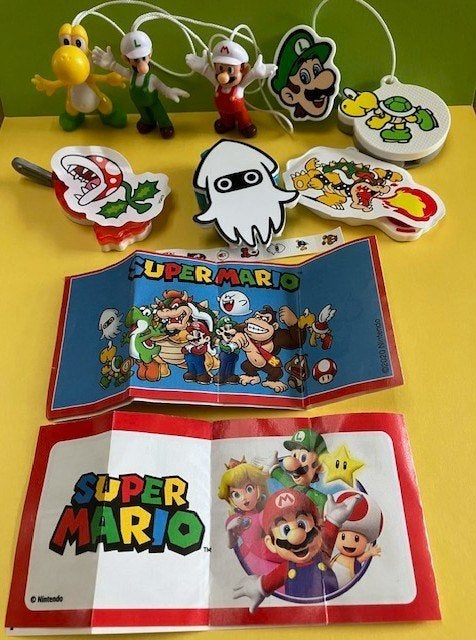 Leuk set Super Mario figuurtjes  per stuk  0,40, Ophalen of Verzenden, Zo goed als nieuw, Hardplasticfiguren