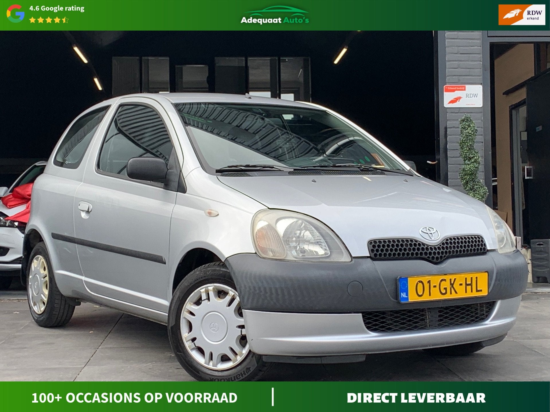 Toyota Yaris 1.0-16V VVT-i Terra|1e eig|NAP|APK|2 sleutels, Voorwielaandrijving, Stof, Gebruikt, 4 cilinders