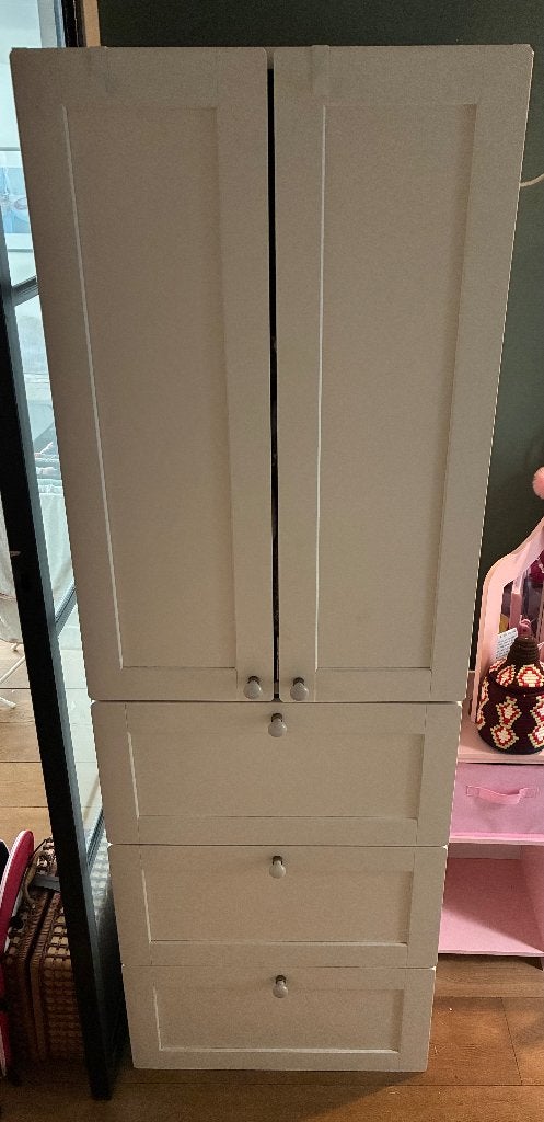 IKEA SMÅSTAD / PLATSA - Kids wardrobe, Huis en Inrichting, Ophalen, Gebruikt, 50 tot 100 cm, Met lade(s)