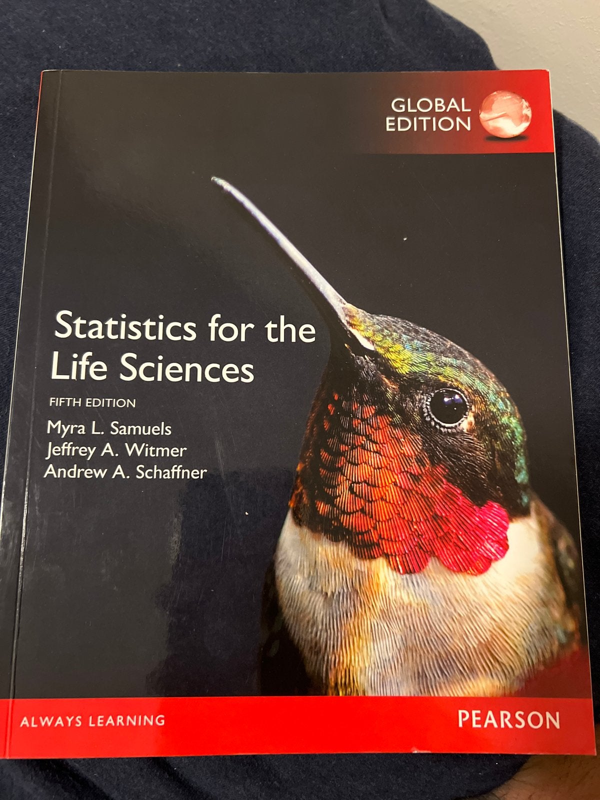 Statistics for the Life Sciences - Global Edition, Ophalen of Verzenden, Beta, Zo goed als nieuw, HBO