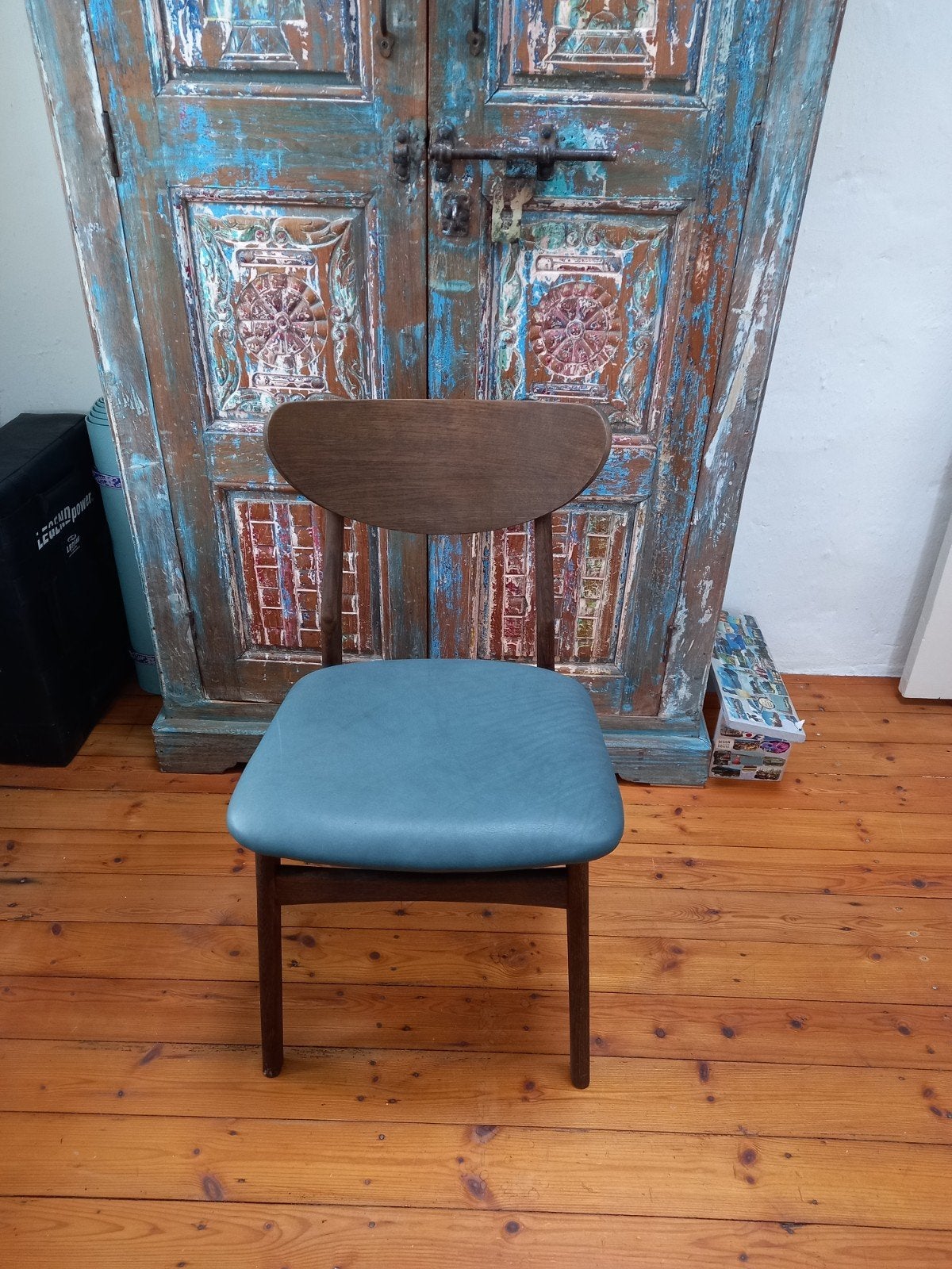 Sav Okse eetkamerstoelen, Ophalen, Gebruikt, Twee, Bruin