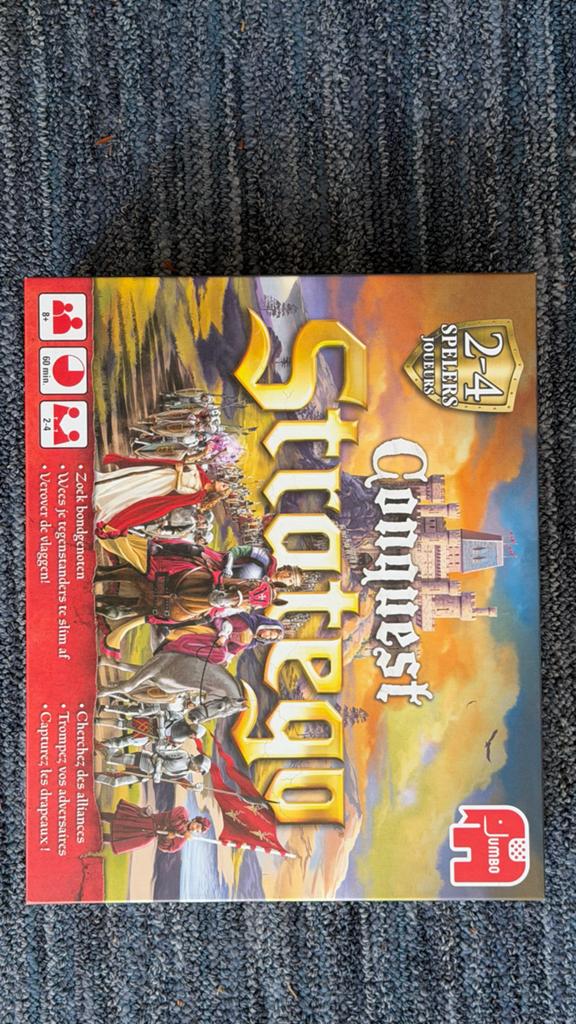 Stratego Conquest Bordspel - Strategisch Oorlogsspel, Ophalen of Verzenden, Zo goed als nieuw