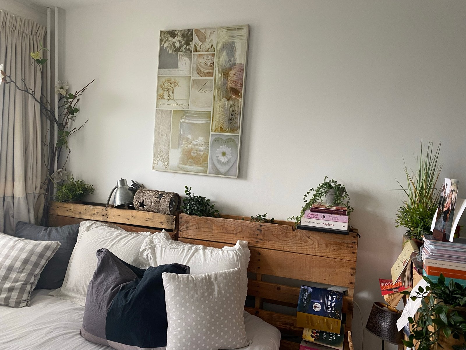4 houten pallets gratis af te halen - DIY meubels/plantenrek, Ophalen, Gebruikt